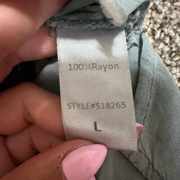 MUSTARD SEED Women's V-Neck Long Sleeves Top Size L - Picture 9 of 10